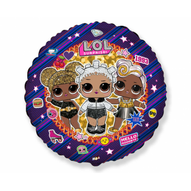 Apvalus balionas "LOL suprise" (48 cm)