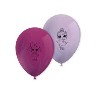 Balionai "LOL surprise" (8vnt/28cm)