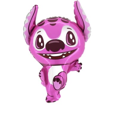 Balionas folinis rožinis  "Lilo & Stich" (75cm)