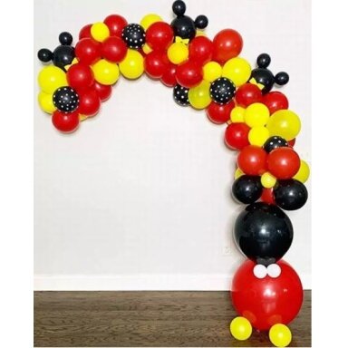 Balionų arka "Mickey mouse" (104vnt)