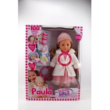 BAMBOLINA lietuviškai kalbanti lėlė Paula (+3m)