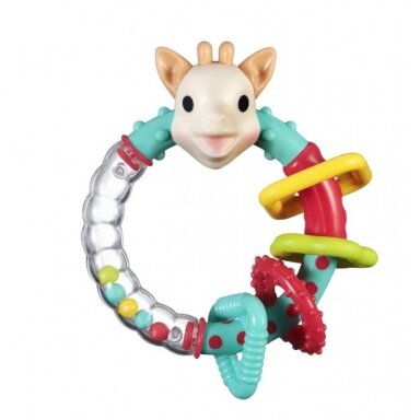 Barškutis spalvotas "VULLI Sophie la girafe" (3m+)