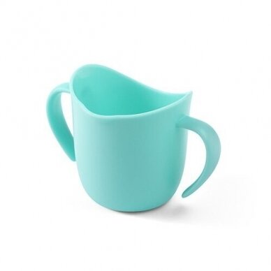 BabyOno ergonomiškas mokomasis puodelis (+12mėn/mėtinis) 1 BabyOno ergonomiškas mokomasis puodelis (+12mėn/mėtinis) 1