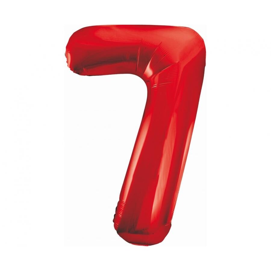 Balionas skaičius 7 (raudona/85cm) Balionas skaičius 7 (raudona/85cm)