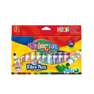 COLORINO KIDS flomasteriai Mini (12vnt)