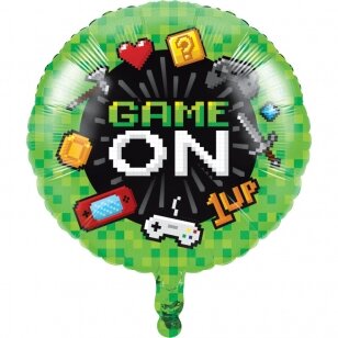 Folinis balionas "Kompiuteriniai žaidimai" (45,7 cm) (45,7 cm)