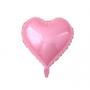 Forminis balionas "Širdis" (šviesiai rožinė)