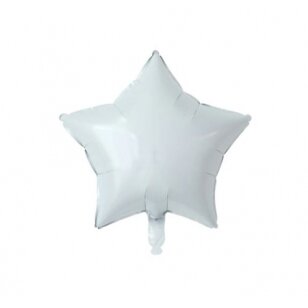 Forminis balionas "Žvaigždė" (balta)