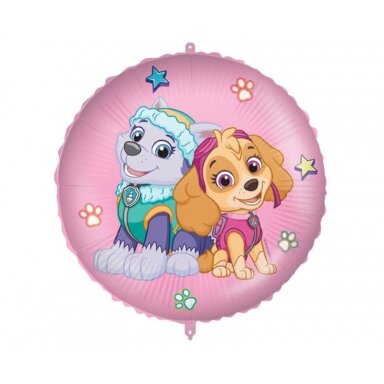 Folinis balionas "Paw Patrol Skye&Everest" (45 cm)