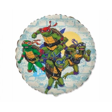 Folinis balionas "Vėžliukai nindzės" (46cm)