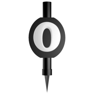Fontanas su skaičiumi 0 (12cm)
