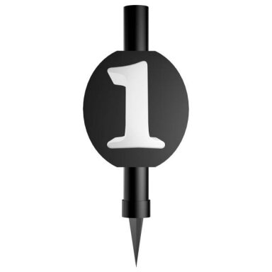 Fontanas su skaičiumi 1 (12cm)