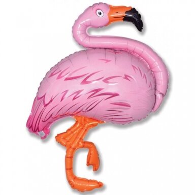Forminis balionas flamingas "Havajai" (130x 75cm)