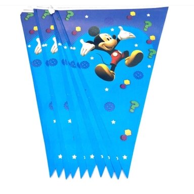 Girlianda (mėlyna)"Mickey mouse" (10vnt)