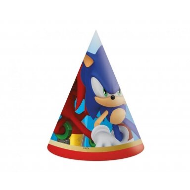 Kepurėlės "Ežiukas Sonic" (6vnt)