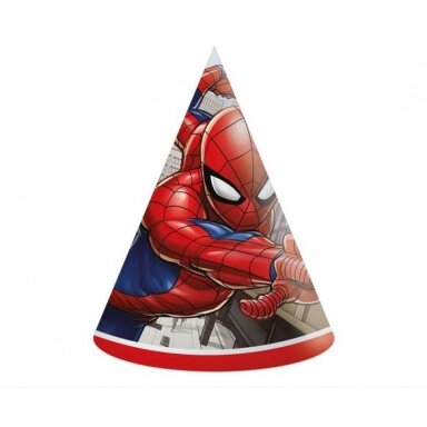 Kepurėlės "Spiderman crime fighter" (6vnt)