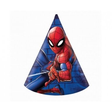 Kepurėlės "Spiderman team up" (6vnt)