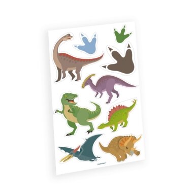 Laikinos tatuiruotės "Dinozaurai" (1lapelis)
