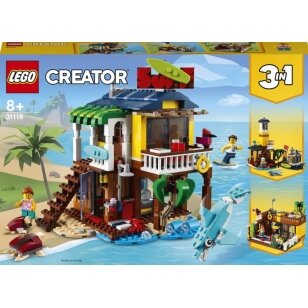 LEGO® 31118 CREATOR Banglentininkų paplūdimio namelis (+8m)