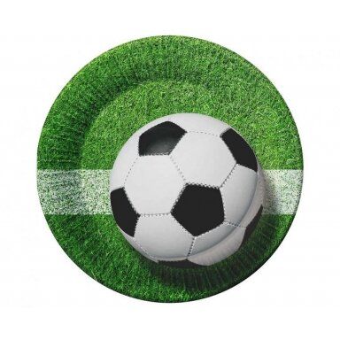 Lėkštutės "Futbolas" (18cm/6vnt)