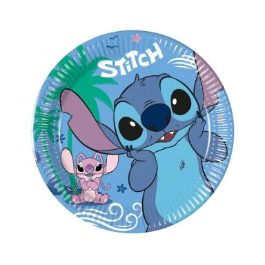 Lėkštutės "Stitch" (8 vnt./20 cm)