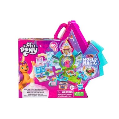 MY LITTLE PONY „Mini World Magic“ rinkinys „Krištolo namelis“ (+5m)