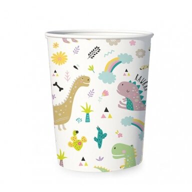 Puodeliai "Dinozauriukai" (6vnt)