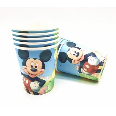Puodeliai "Mickey mouse su balionais" (10vnt)