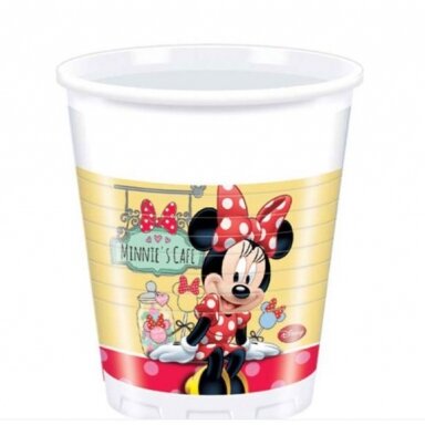 Puodeliai plastikiniai "Pelytė Minė" (8vnt./200ml)
