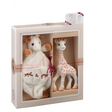 Rinkinys kramtukas+migdukas 0mėn+ "Vulli Sophie la girafe"