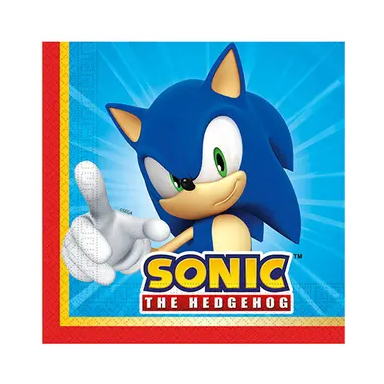 Servetėlės "Ežiukas Sonic" (20vnt.)