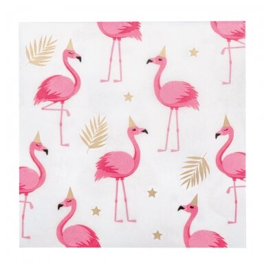 Servetėlės "Flamingai" (20vnt)