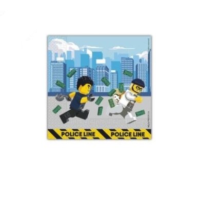 Servetėlės "Lego city" (20 vnt)