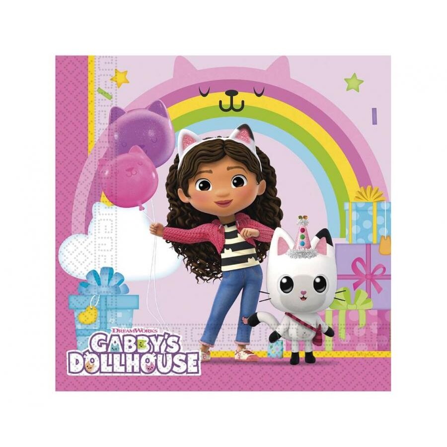 Servetėlės "Gabby's Dollhouse " (20vnt)