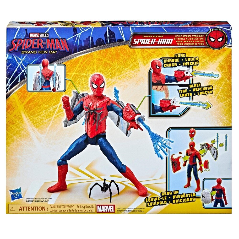 SPIDER-MAN „Brand New Day“ žaidimų rinkinys „Web-Tech Spider-Man“ (+3m) 6