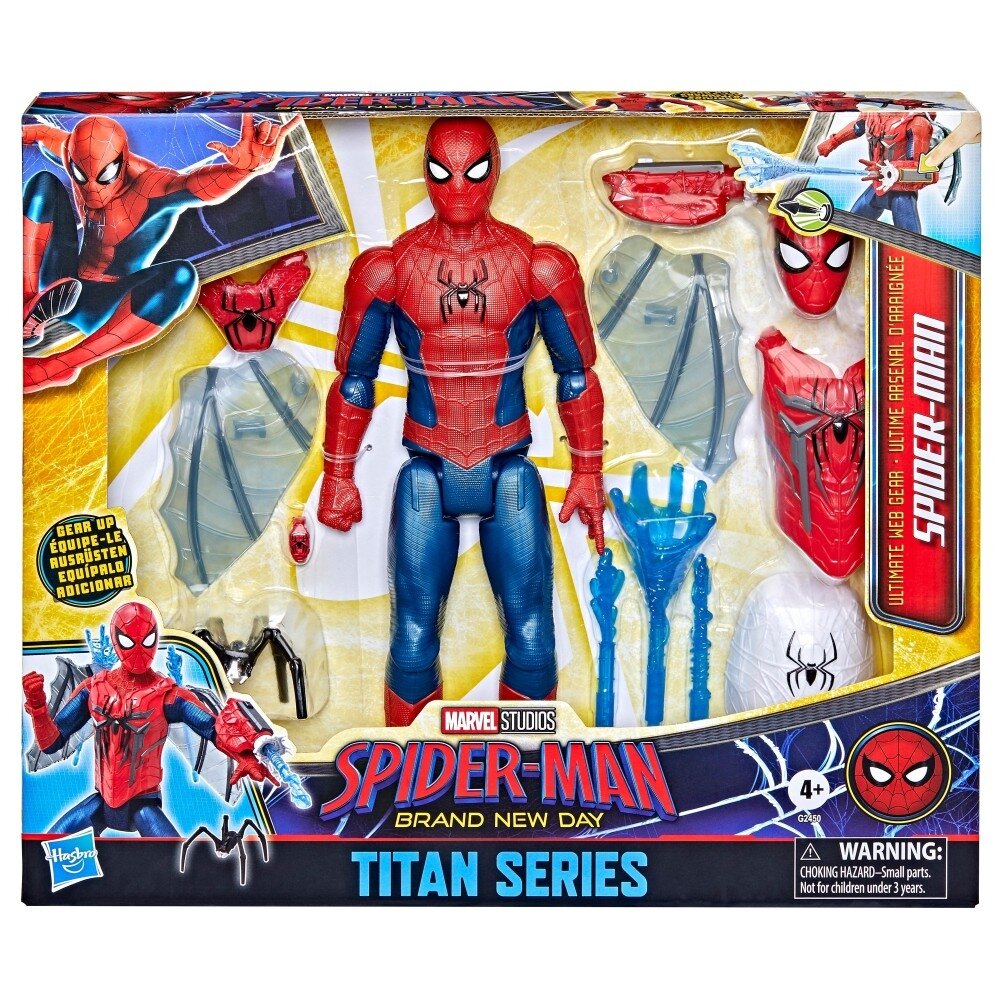 SPIDER-MAN „Brand New Day“ žaidimų rinkinys „Web-Tech Spider-Man“ (+3m)