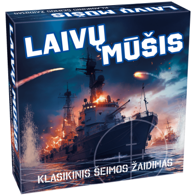 TACTIC Žaidimas „Laivų mūšis“ (Lietuvių kalba) (+7m)