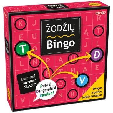 TACTIC „Žodžių BINGO žaidimas“ (Lietuvių kalba) (+8m)