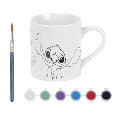 TOTUM DISNEY STITCH keraminis spalvinamas puodelis (+5m) 1
