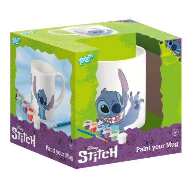 TOTUM DISNEY STITCH keraminis spalvinamas puodelis (+5m) TOTUM DISNEY STITCH keraminis spalvinamas puodelis (+5m)