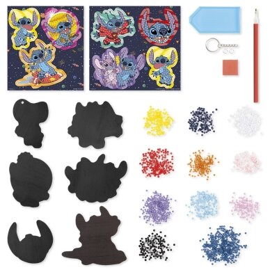 TOTUM DISNEY STITCH kūrybinis rinkinys Diamond Paint Magnets (+4m) 1