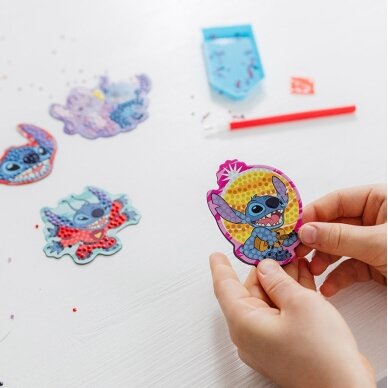 TOTUM DISNEY STITCH kūrybinis rinkinys Diamond Paint Magnets (+4m) 7