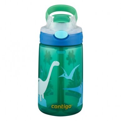 Vaikiška gertuvė Contigo Gizmo Green Dino 420ml Vaikiška gertuvė Contigo Gizmo Green Dino 420ml