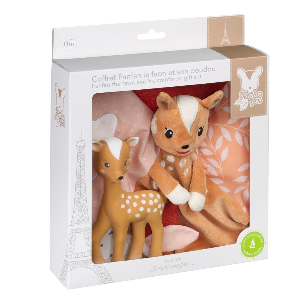 VULLI kramtuko ir migduko rinkinys FANFAN THE FAWN (+3mėn)