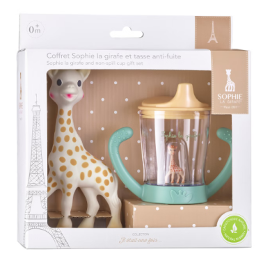 VULLI kramtuko ir puodelio rinkinys SOPHIE LA GIRAFE (+0mėn) VULLI kramtuko ir puodelio rinkinys SOPHIE LA GIRAFE (+0mėn)