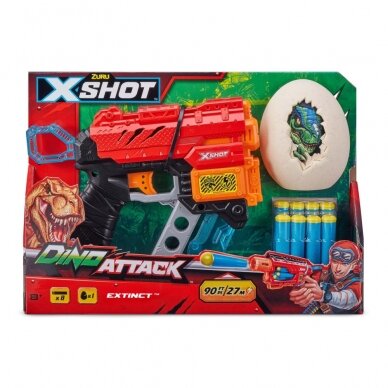 XSHOT žaislinis šautuvas Dino Attack (+8m) 1